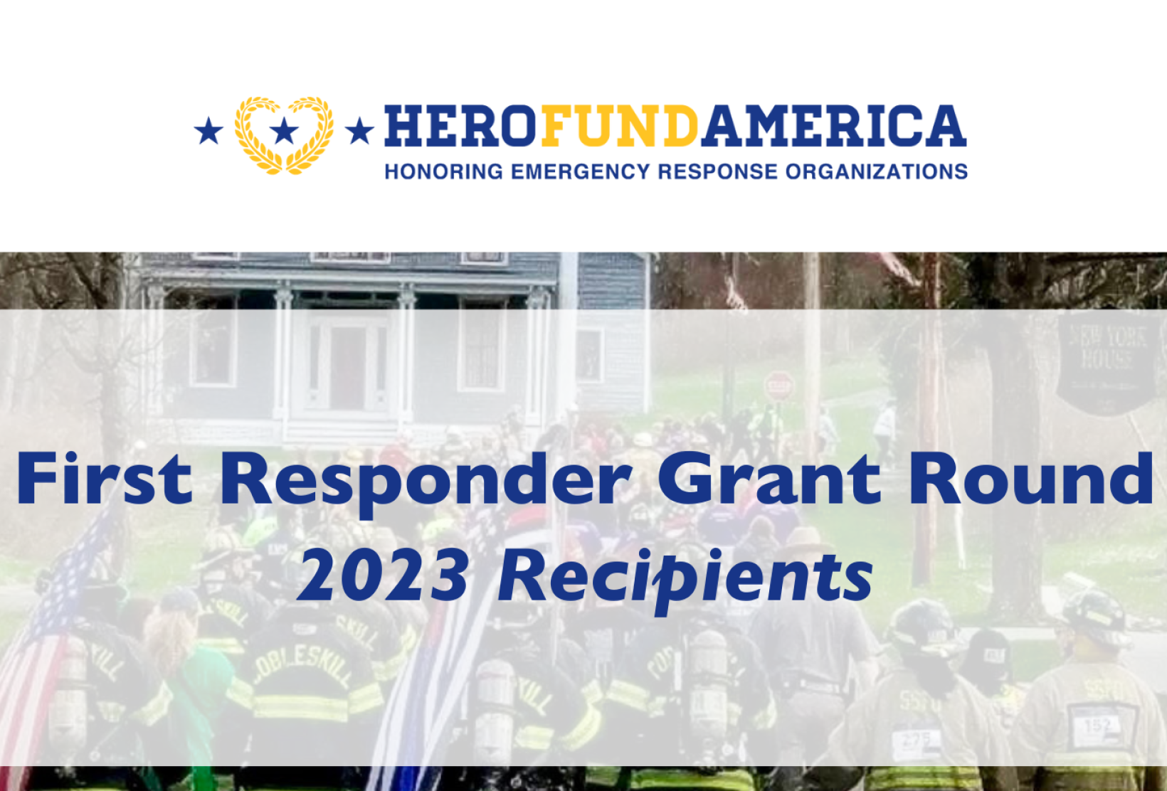 Community Foundation Announces Funding for First Responders Community