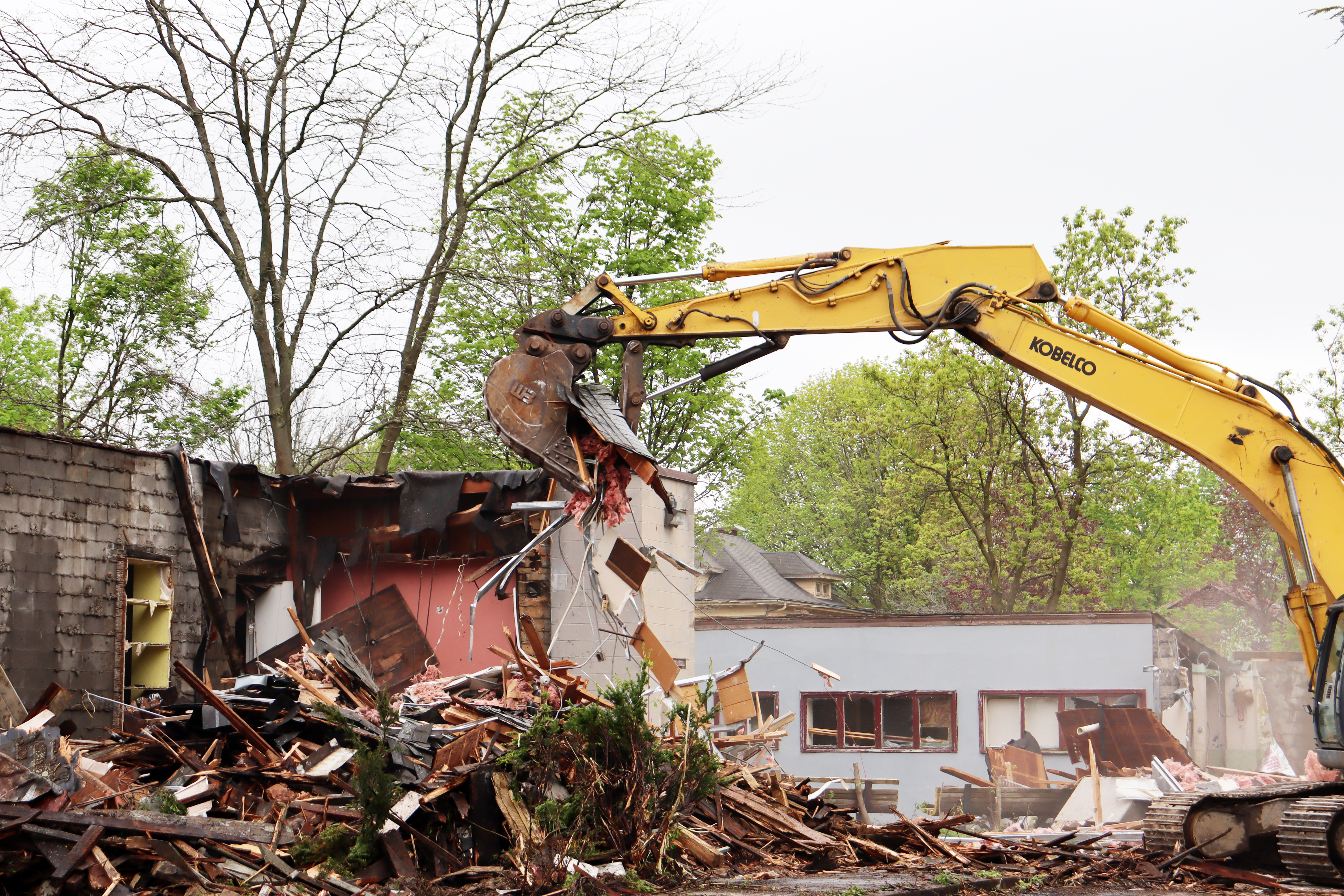 Demolition of Mid-Utica Neighborhood Preservation Corporation Building Clears Way for West Street Impact Center