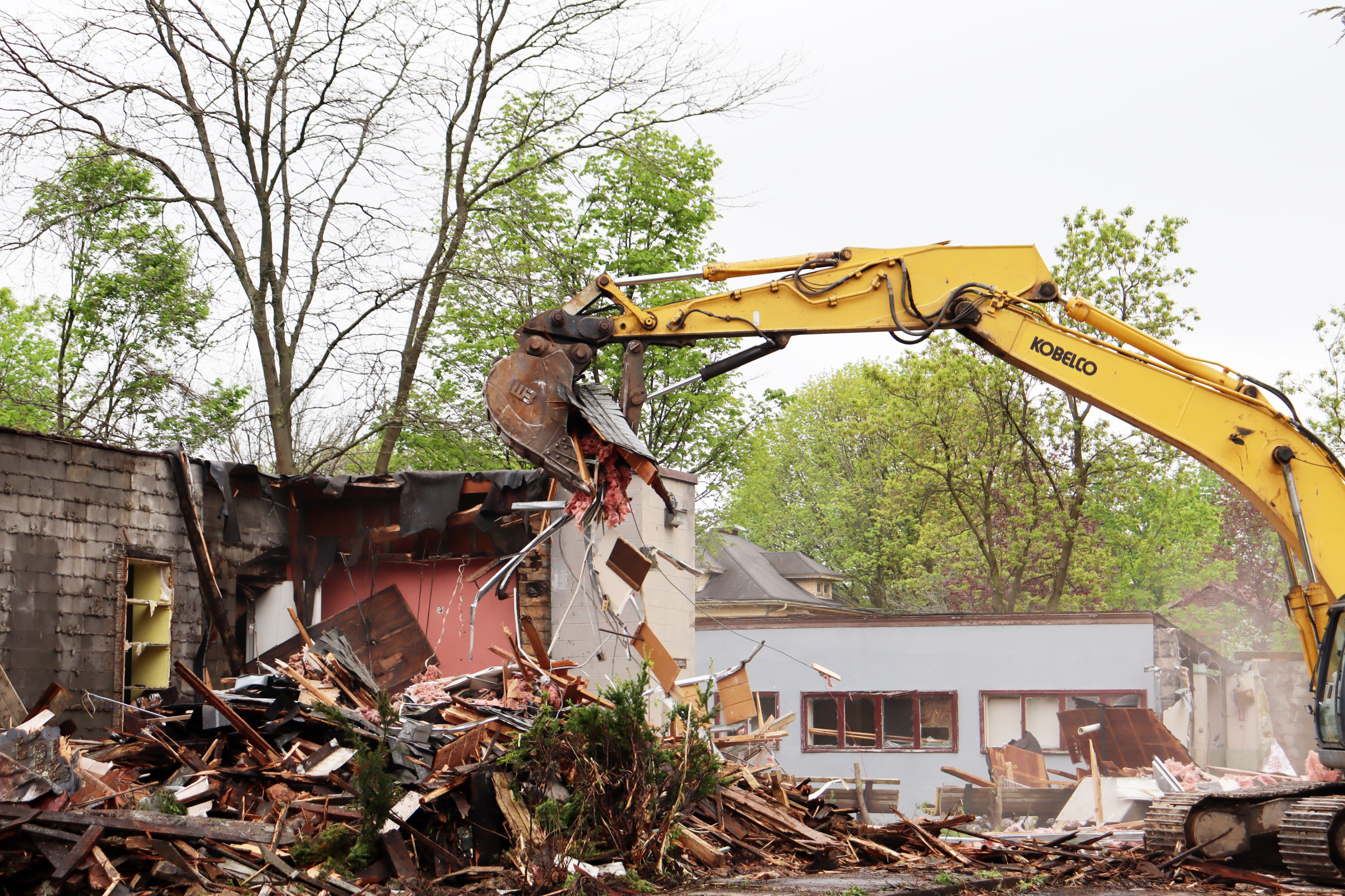 Demolition of MidUtica Neighborhood Preservation Corporation Building