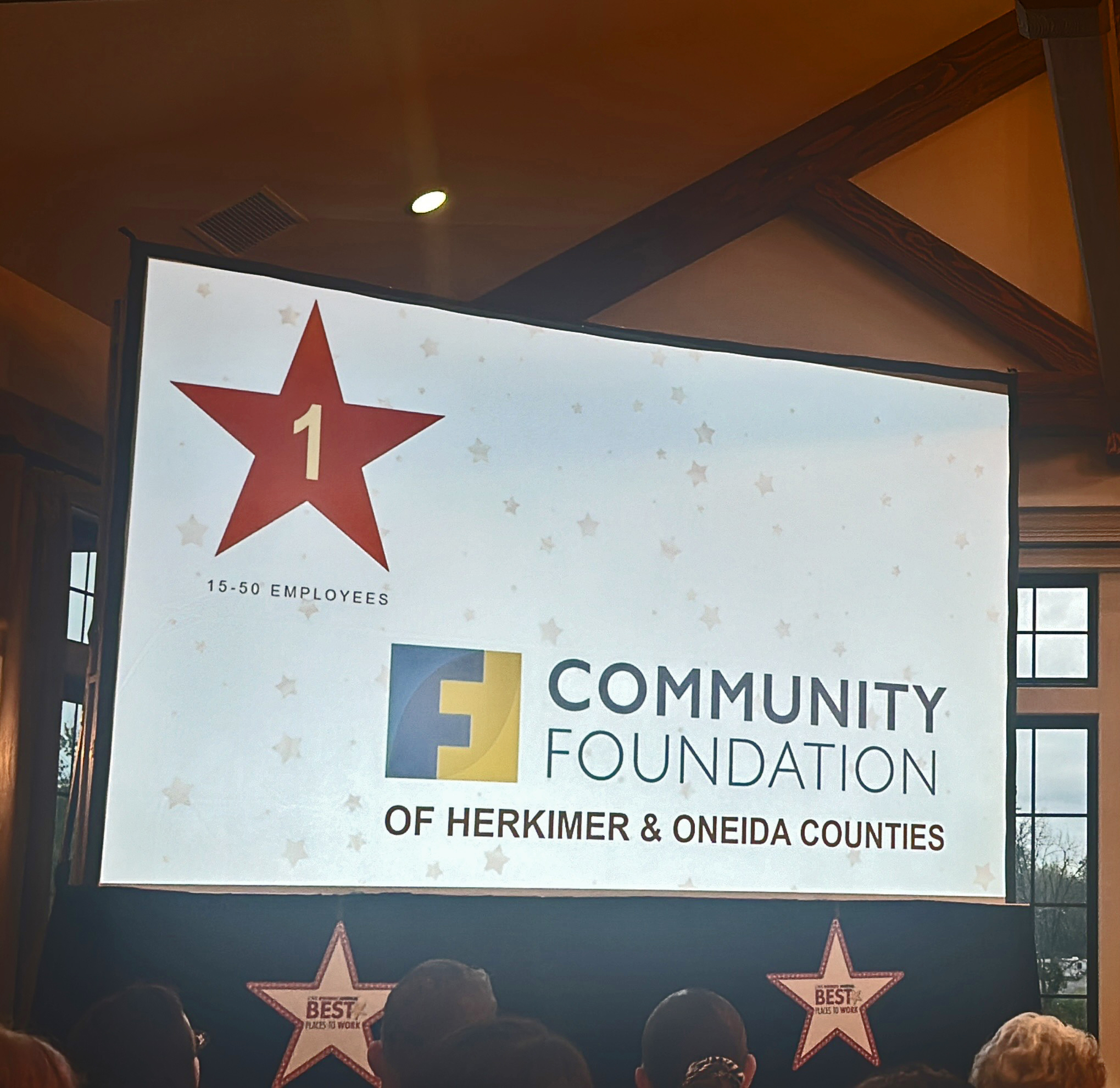 Community Foundation of Herkimer and Oneida Counties Recognized as Best Place to Work in CNY for Second Consecutive Year!